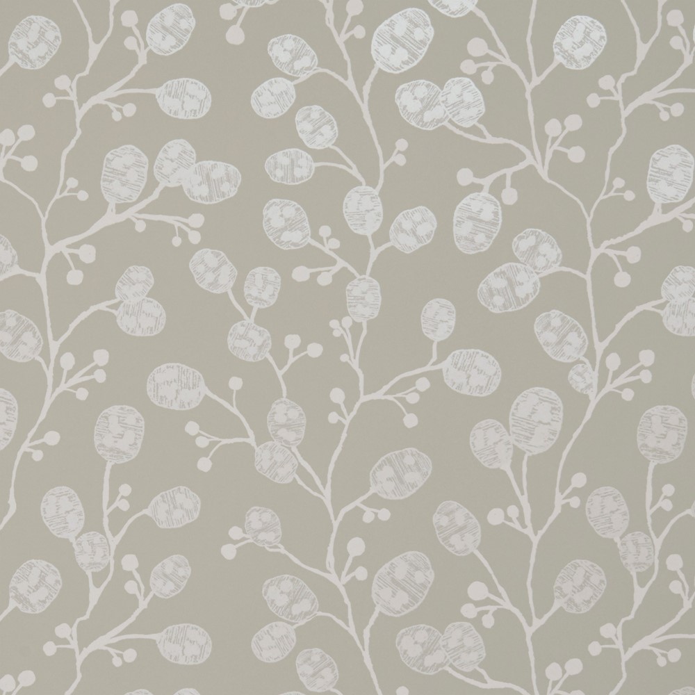 Honesty Wallpaper W0092 03 by Clarke and Clarke in Ivory Linen